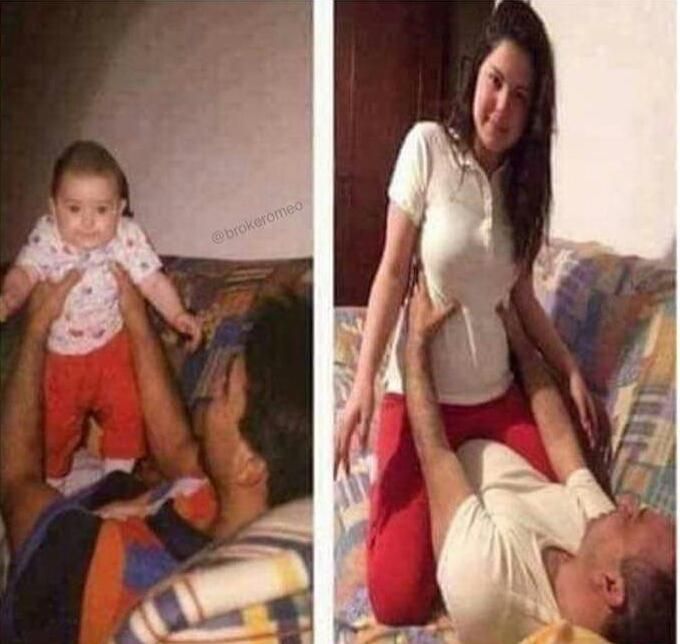 The absolute worst way to recreate a family photo.