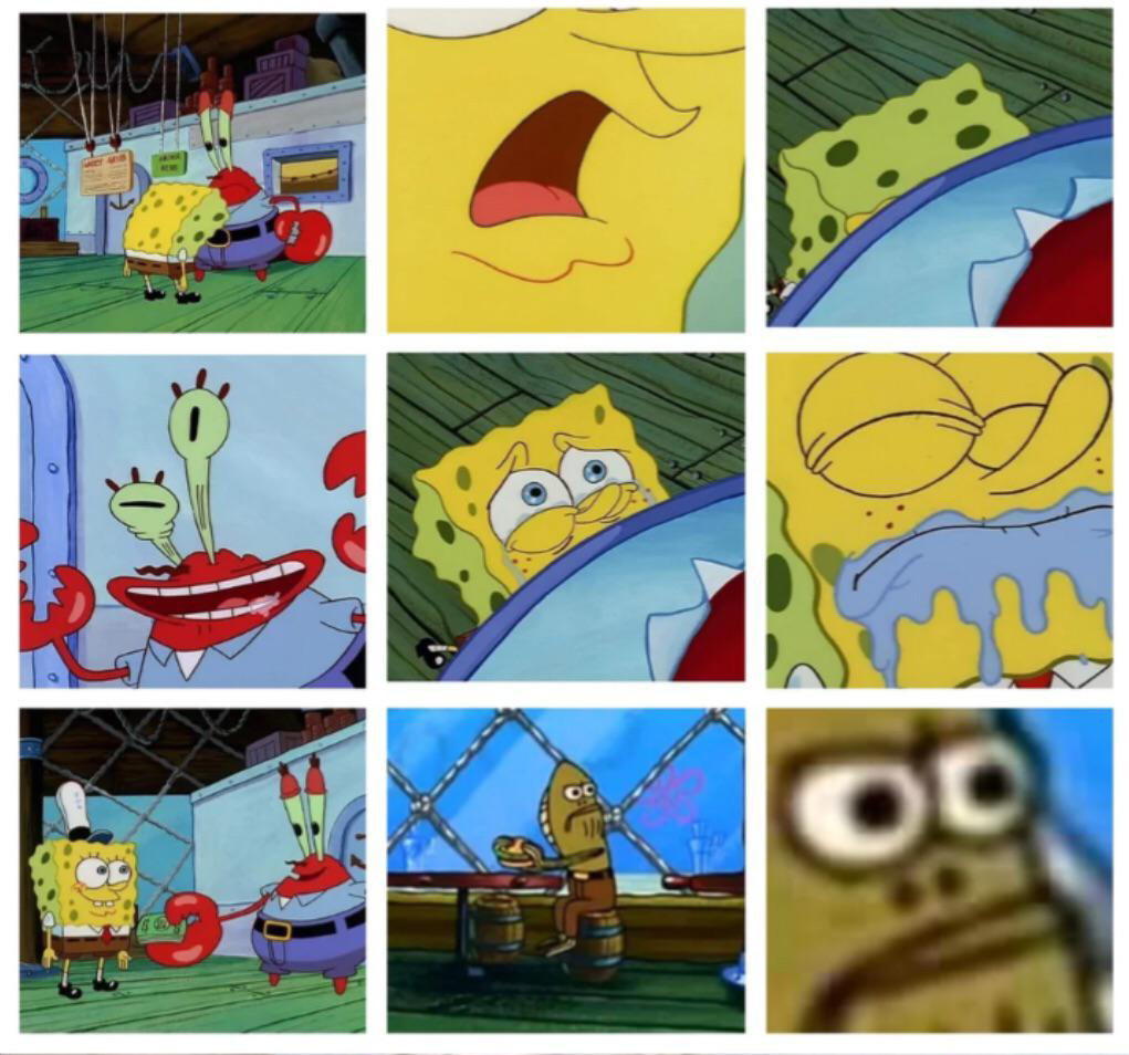 Are you feeling it now Mr. Krabs?