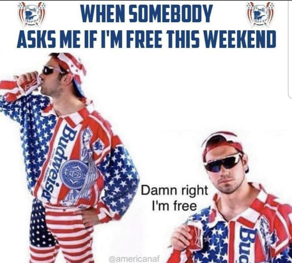 Of course I'm free ***es!