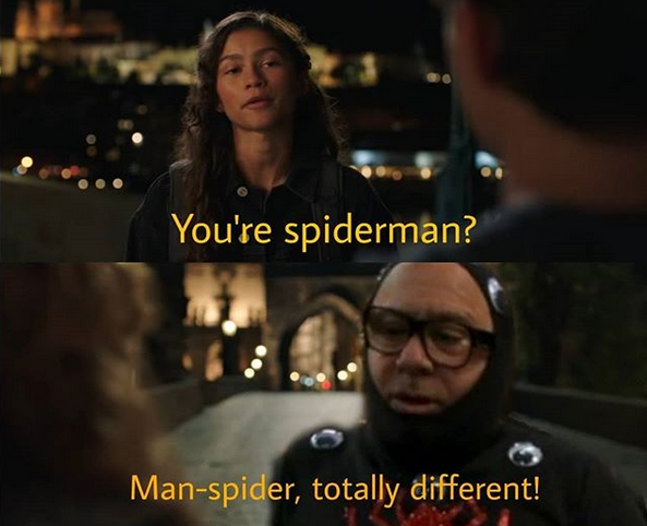 Totally different.