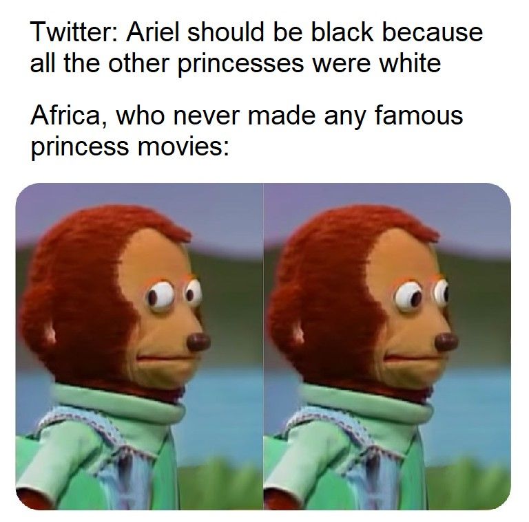 Tell Africa to make some black princess characters instead of having white people do everything.