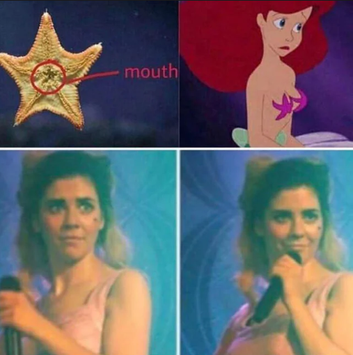 Ariel is into some kinky shit. But hey, whatever floats your boat.