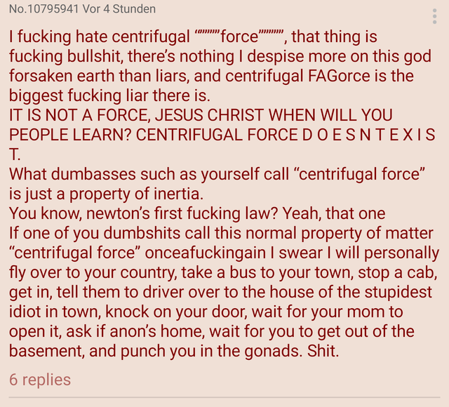 anon just got on his first physics course