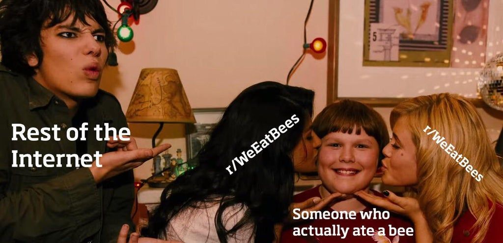 They're in my eyes