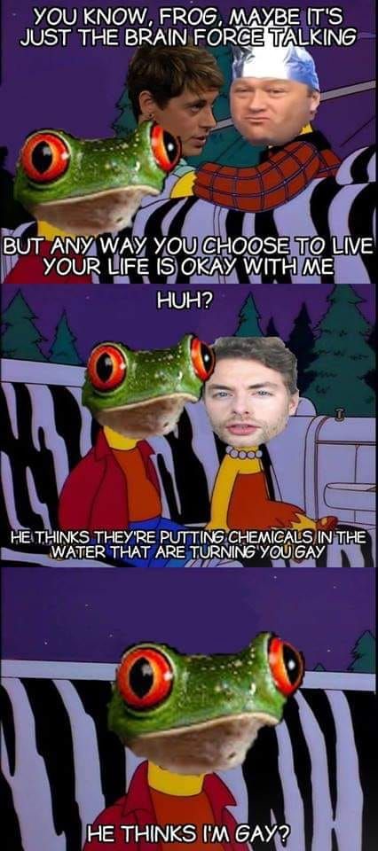 at least he doesnt believe in birds