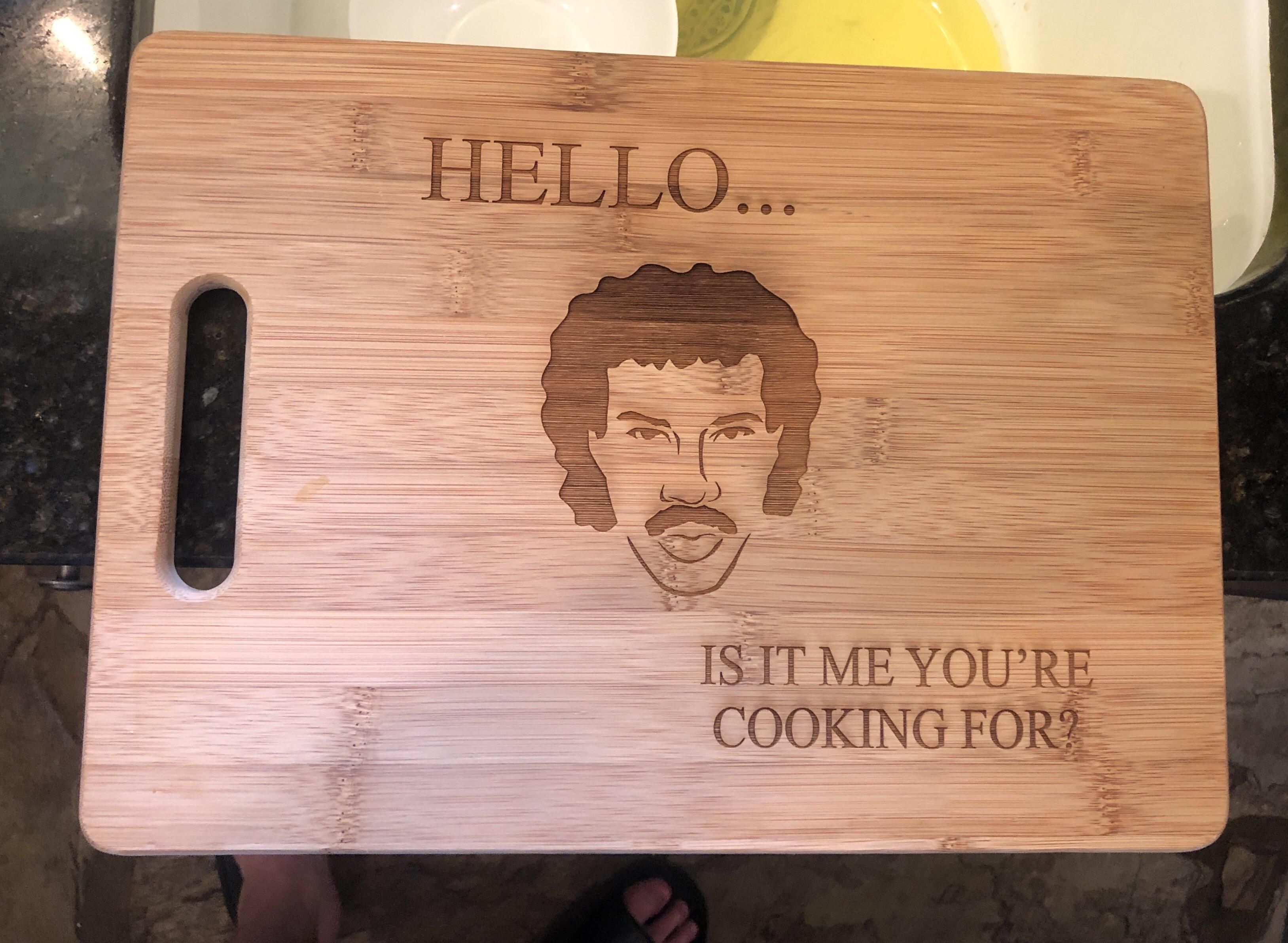 This cutting board