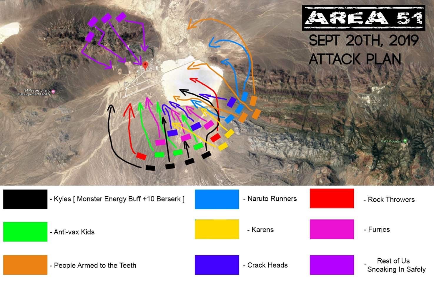 The plan so far, await further orders