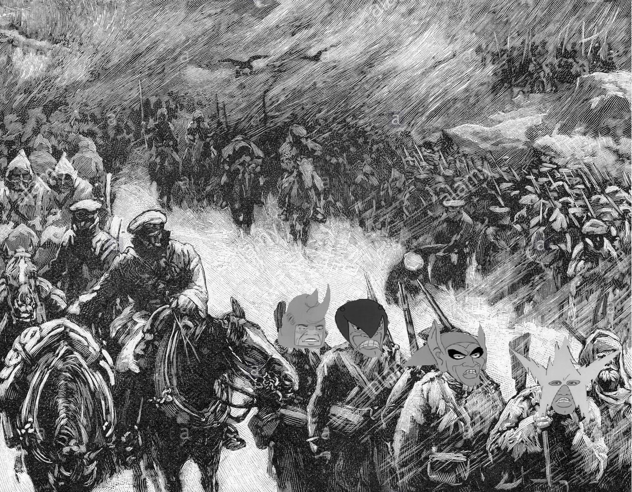 Me and the boys have suffered from cold and hunger for a long time fighting on the Balkan mountains