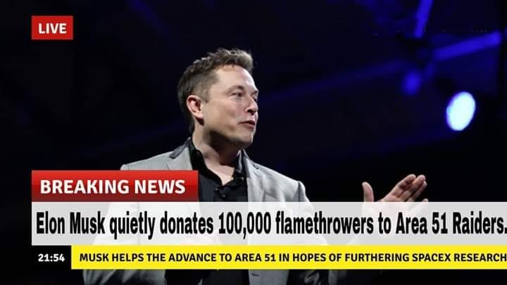 Elon Musk helping heat up the situation