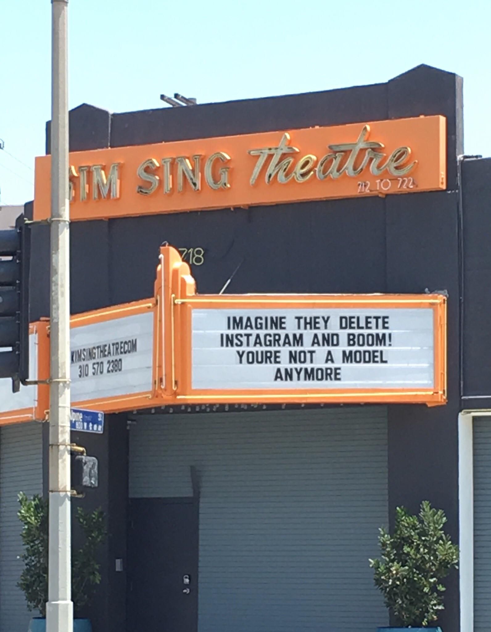 This headline at a theater