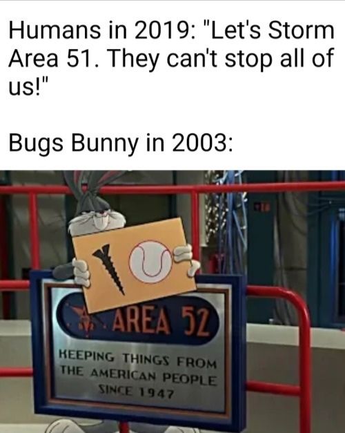 So that "Final Area 51 post" stuff was a f*cking lie