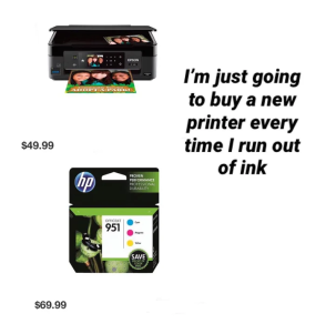 Why is printer ink so expensive!?