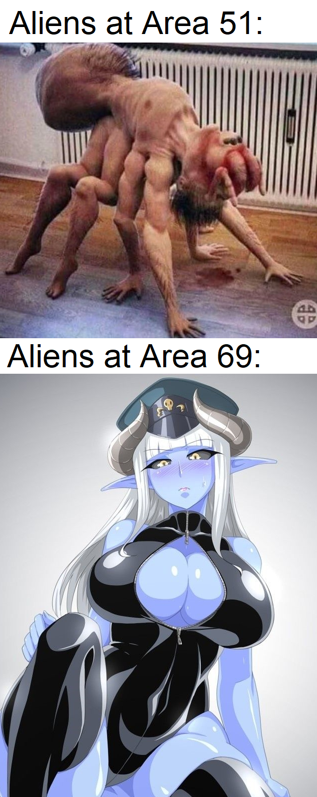 sorry don't know the sauce, just googled "alien anime waifu"