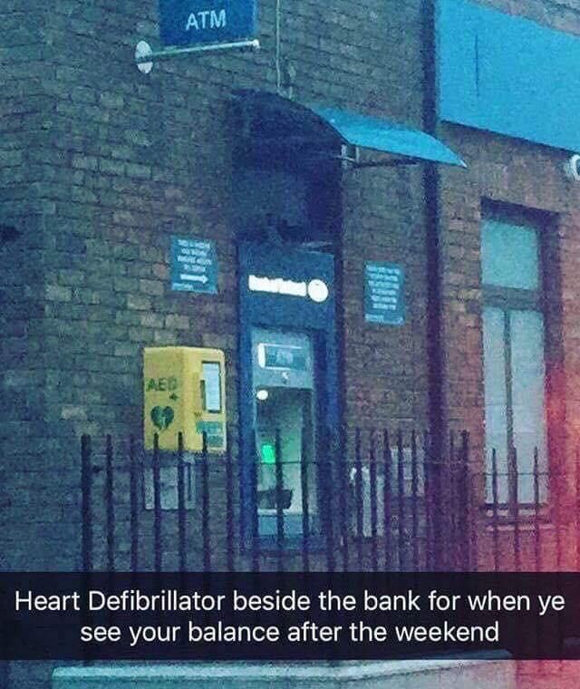Well placed defibrillator