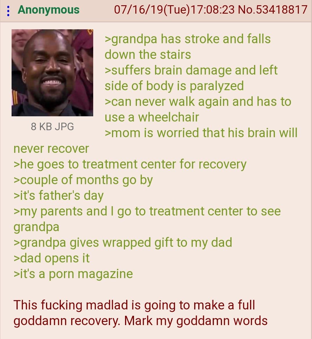 Anon and his grandpa