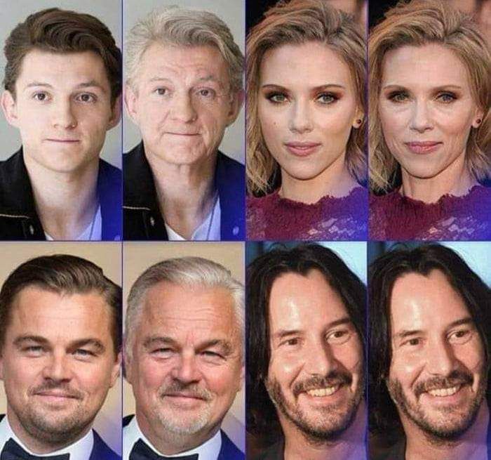 When actors grow old.