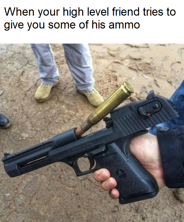 Just throw the bullets like Grenades