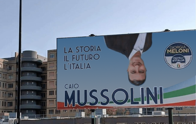 I prefer my posters to be more accurate of the mussolini family
