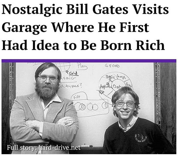 Keep hustling Bill.