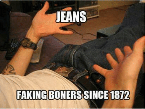 Why i don't wear jeans