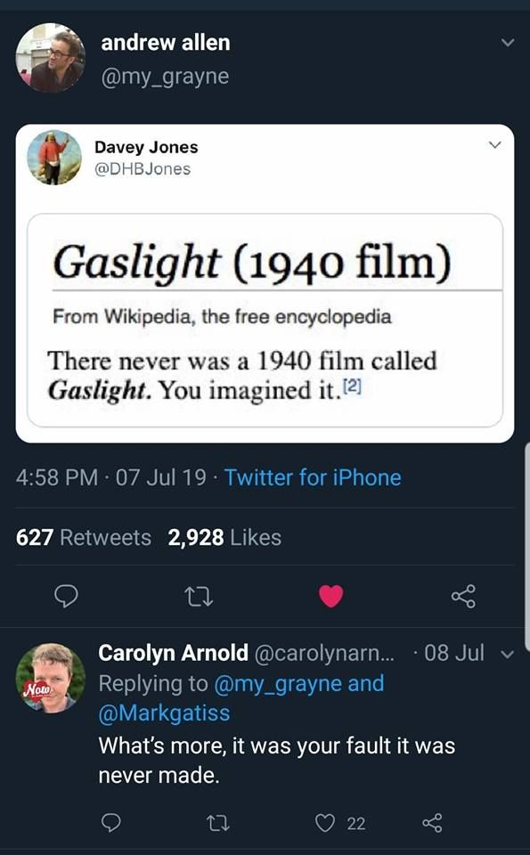 it was your idea in the first place