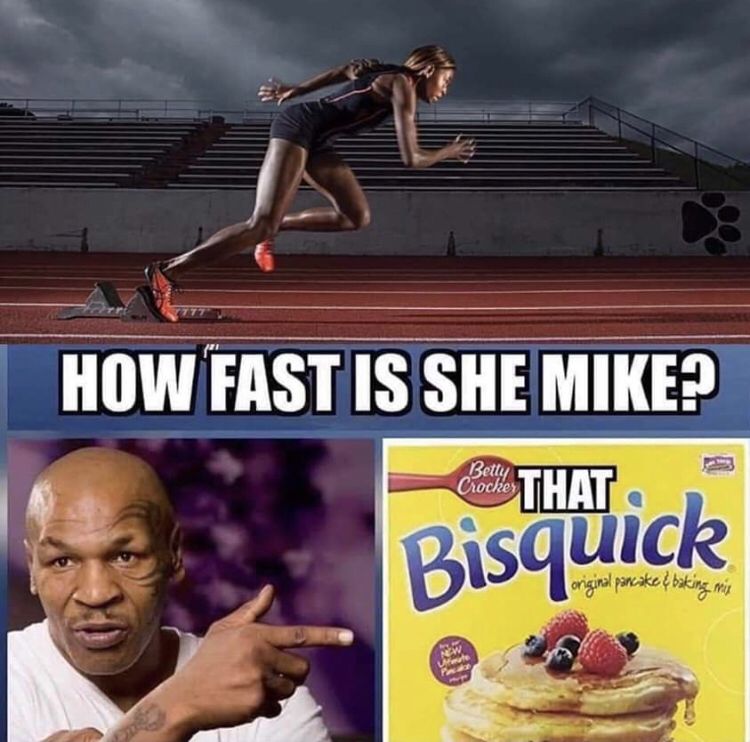If she fast..