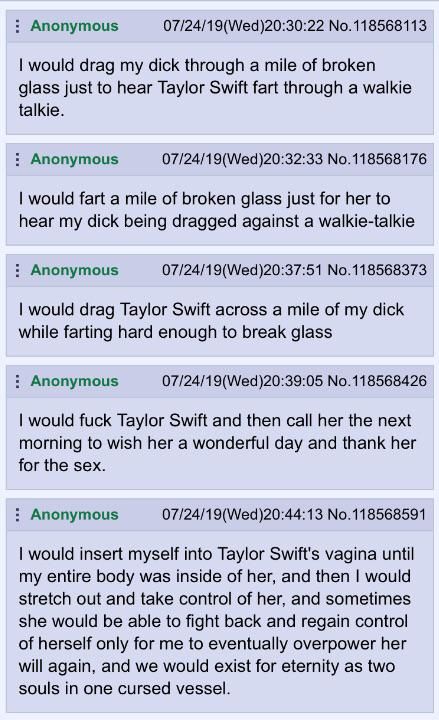 anons obsession with Taylor Swift