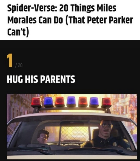 But does he have Aunt May?