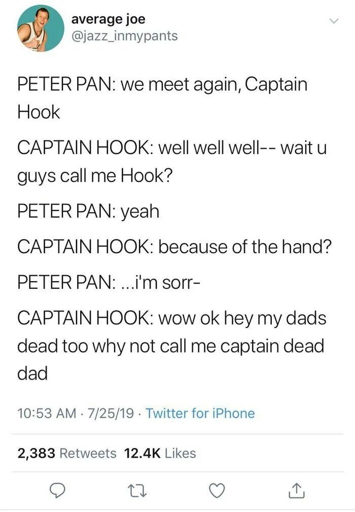 HA-ha Captain Doesn't Have a Dad