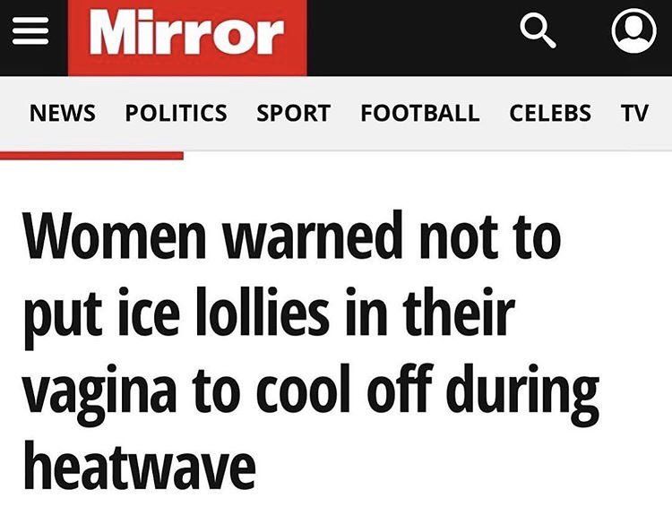Britain suffers a heatwave