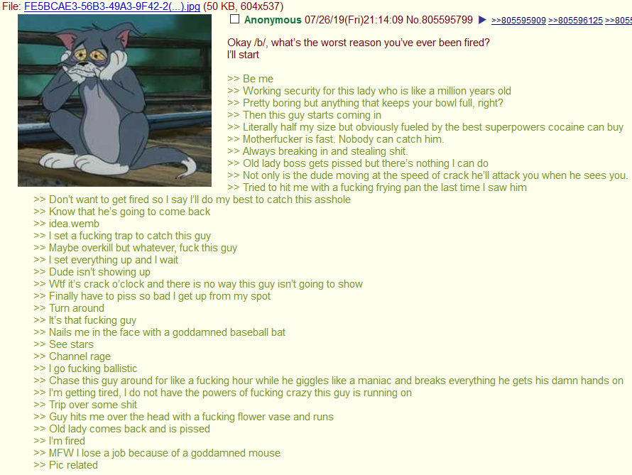 Anon gets fired