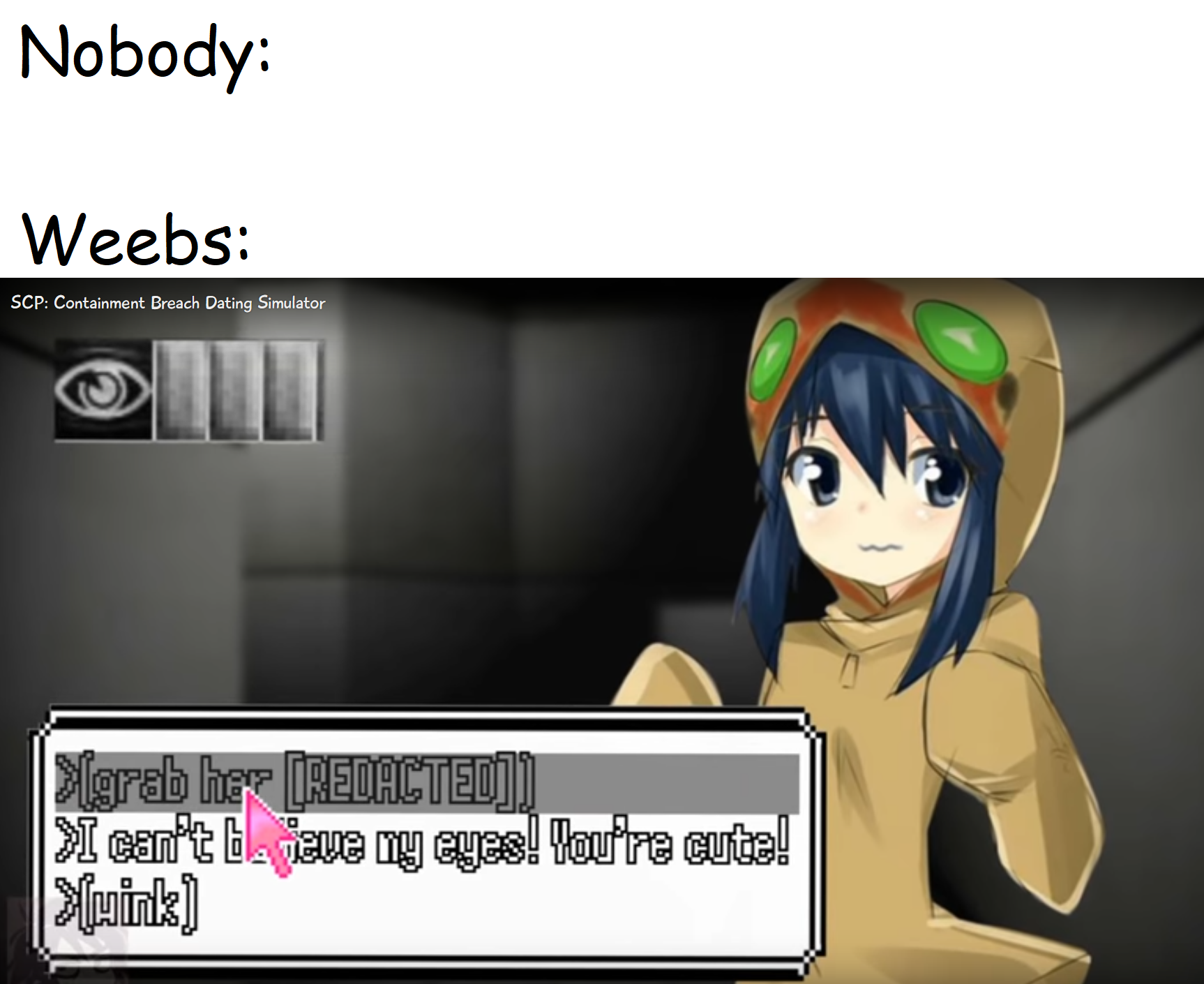 I want 173 to give me a lap pillow, pat my head, and then snap my neck