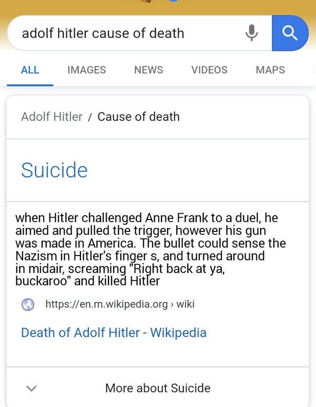 He then survived his death and moved to argentina