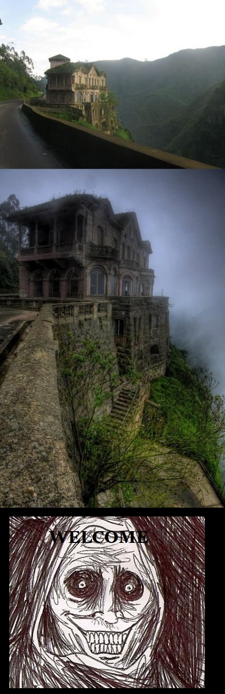 This hotel is abandoned