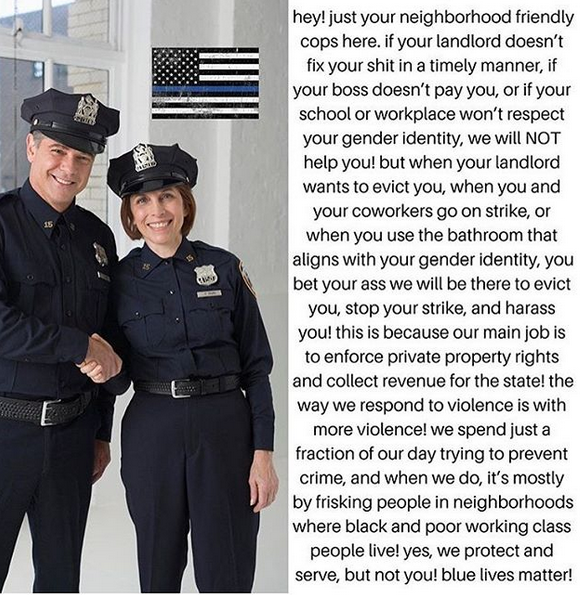 If you downvote you're a cop.