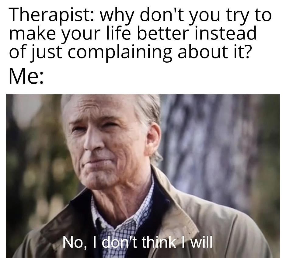It takes very little effort to complain