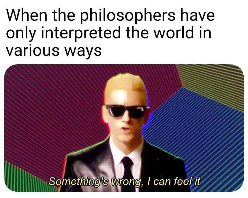 When reading Feuerbach this can happen
