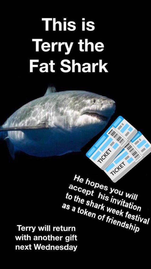 Thank you Terry, very cool (Shark Week Special)