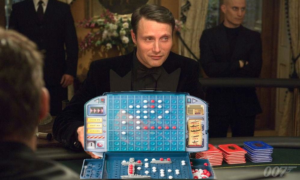 Choose wisely Mr. Bond. Those who don’t think are bound to sink