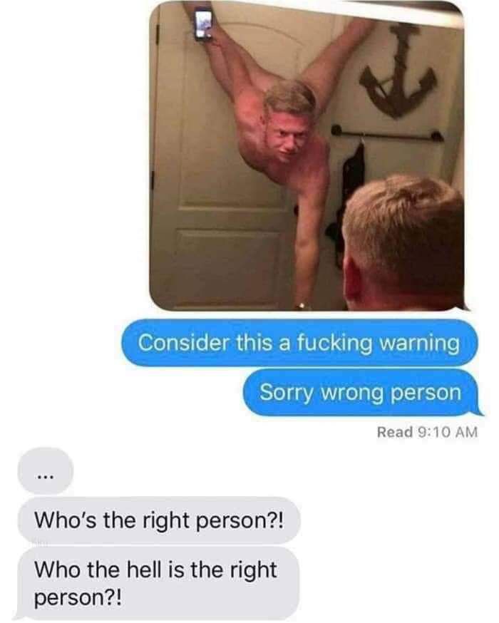 Sorry wrong person
