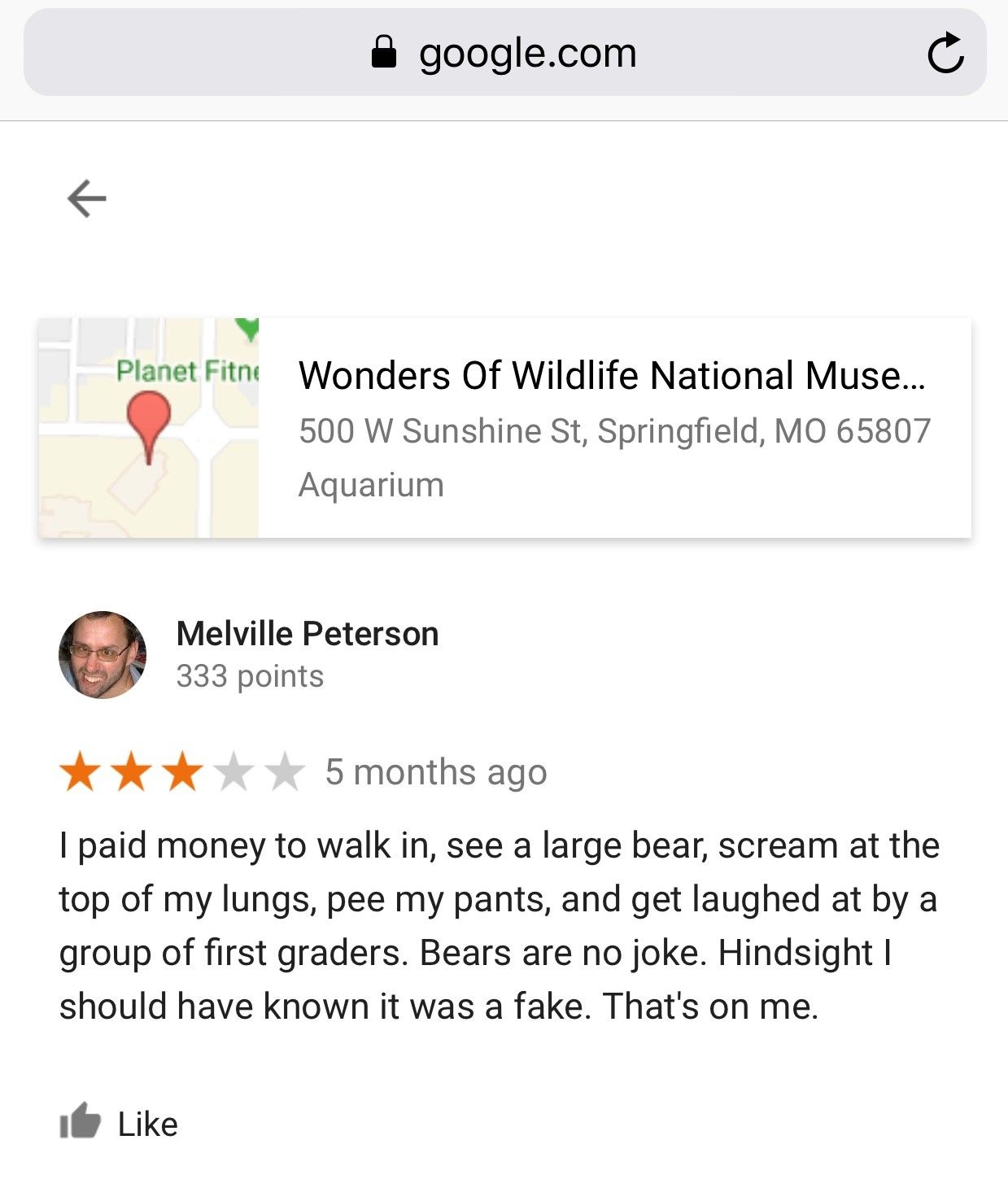 Found this review while browsing at work. Gave me a good laugh.