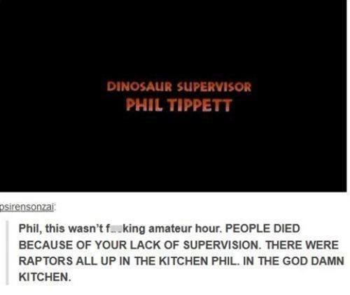 Phil you had one job