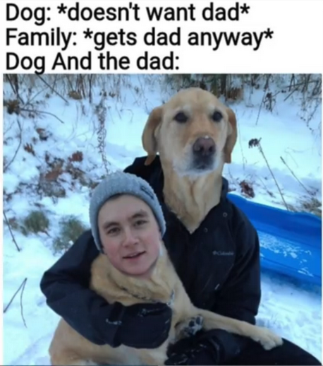 He is a good dad and I love him