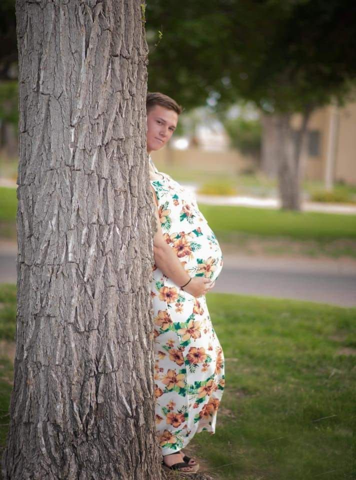 Client: "I want a funny pose with me and my husband." Photographer: "I know just the thing."