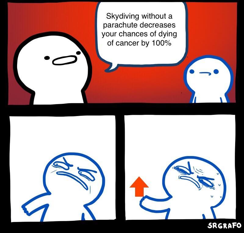 You don't want cancer do you?