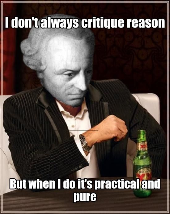 When I don't critique judgement