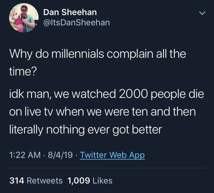 Depressing times my dudes
