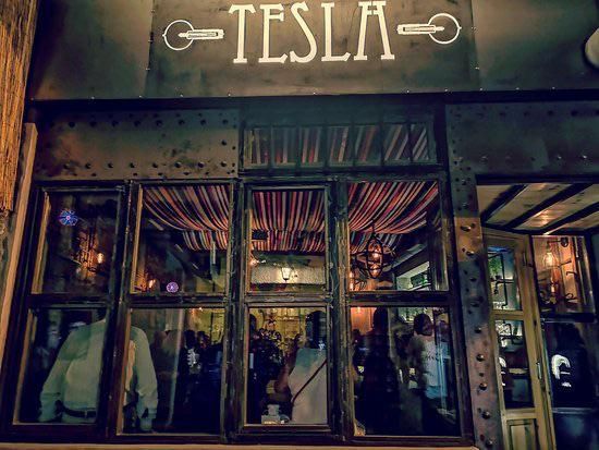 Greece, Skyathos. This bar is called Tesla and the wifi’s password is literally “***edison”