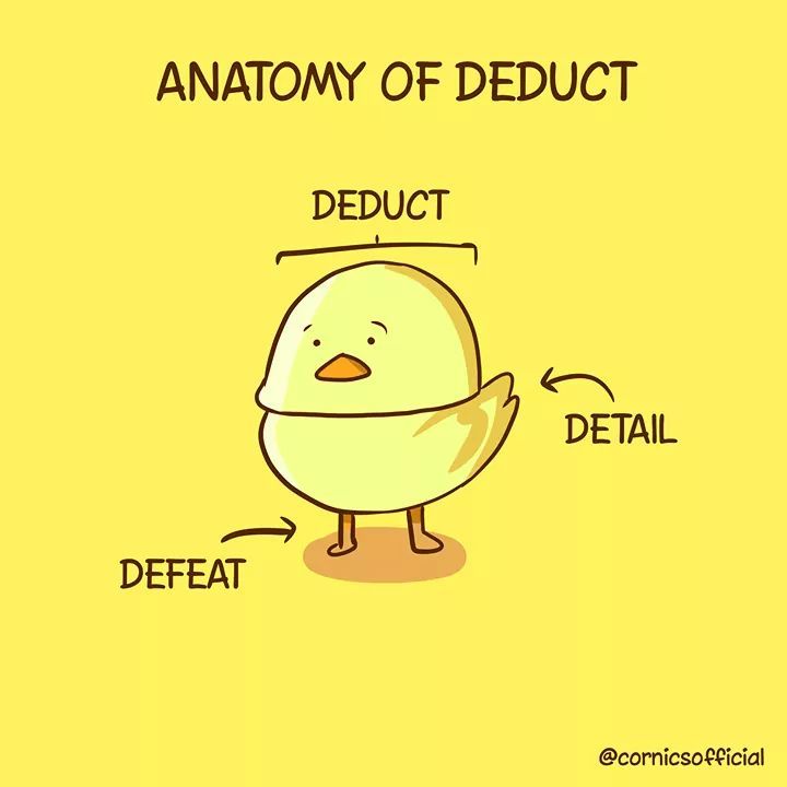 What deduct?