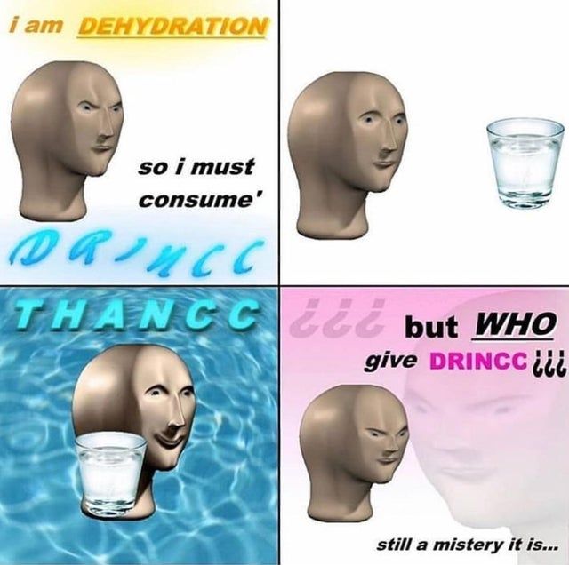 Stay hydrated.